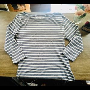 Blue/White Striped Tee